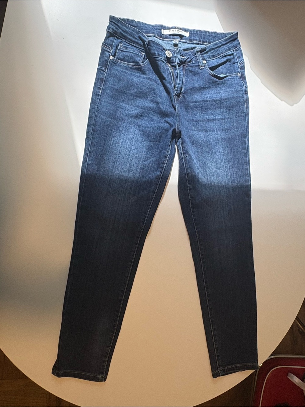 Classic High-Rise Dark Blue Women’s Skinny Jeans
